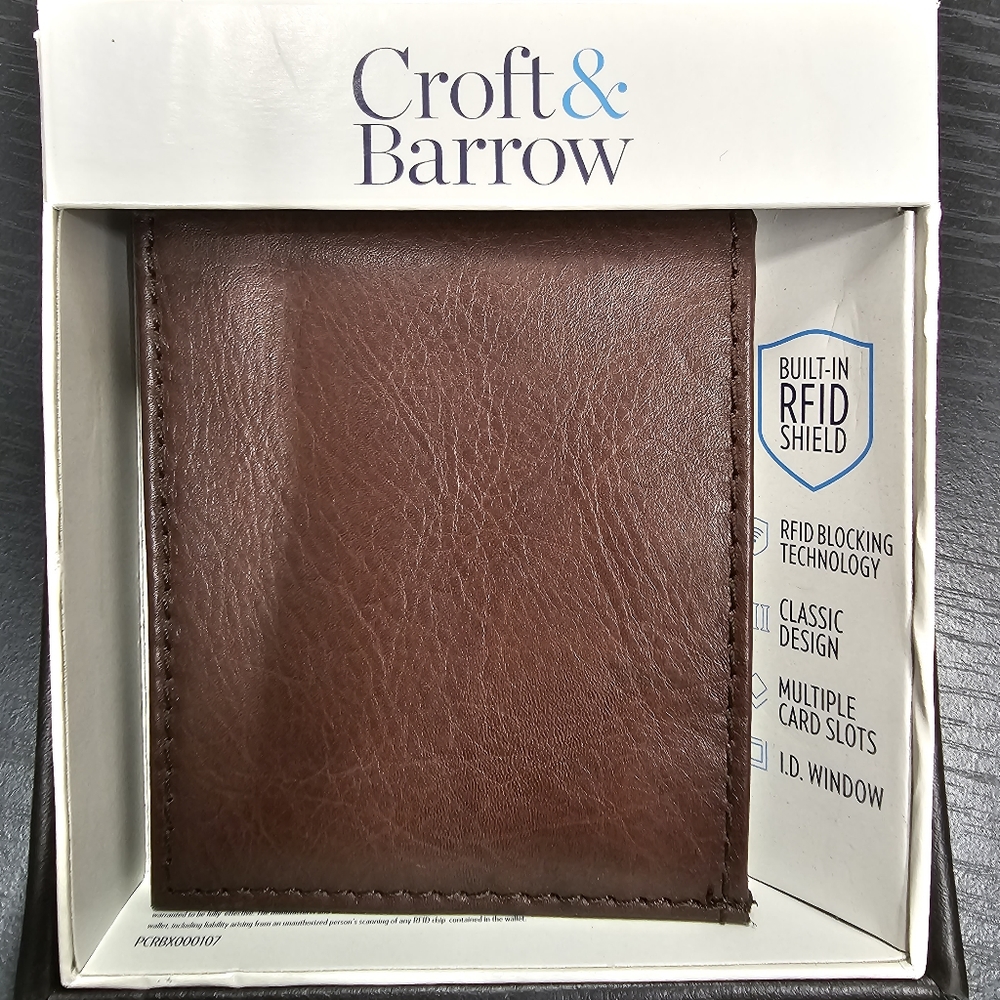 NWT Croft & barrow mens wallet